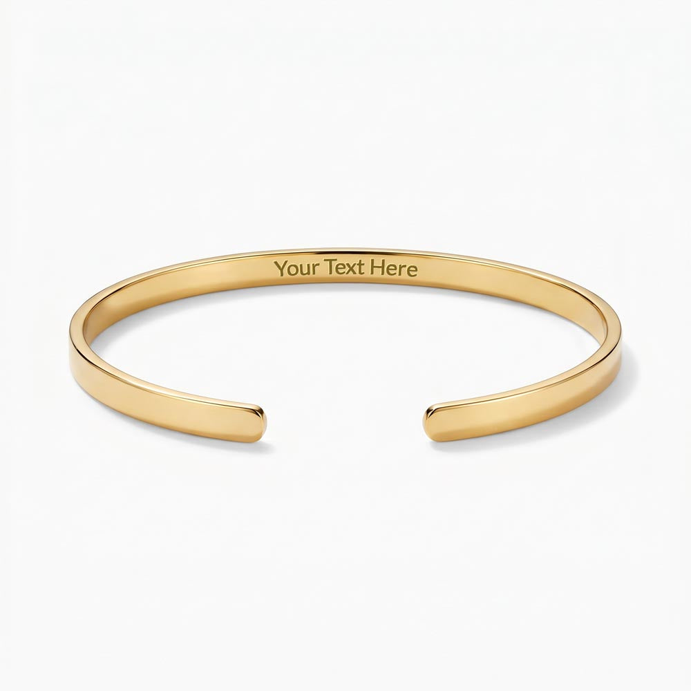 Cuff Bracelet - Engraved
