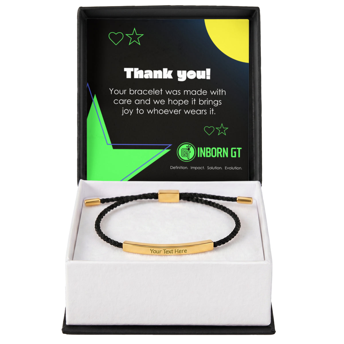 Custom Engraved Bar Bracelet