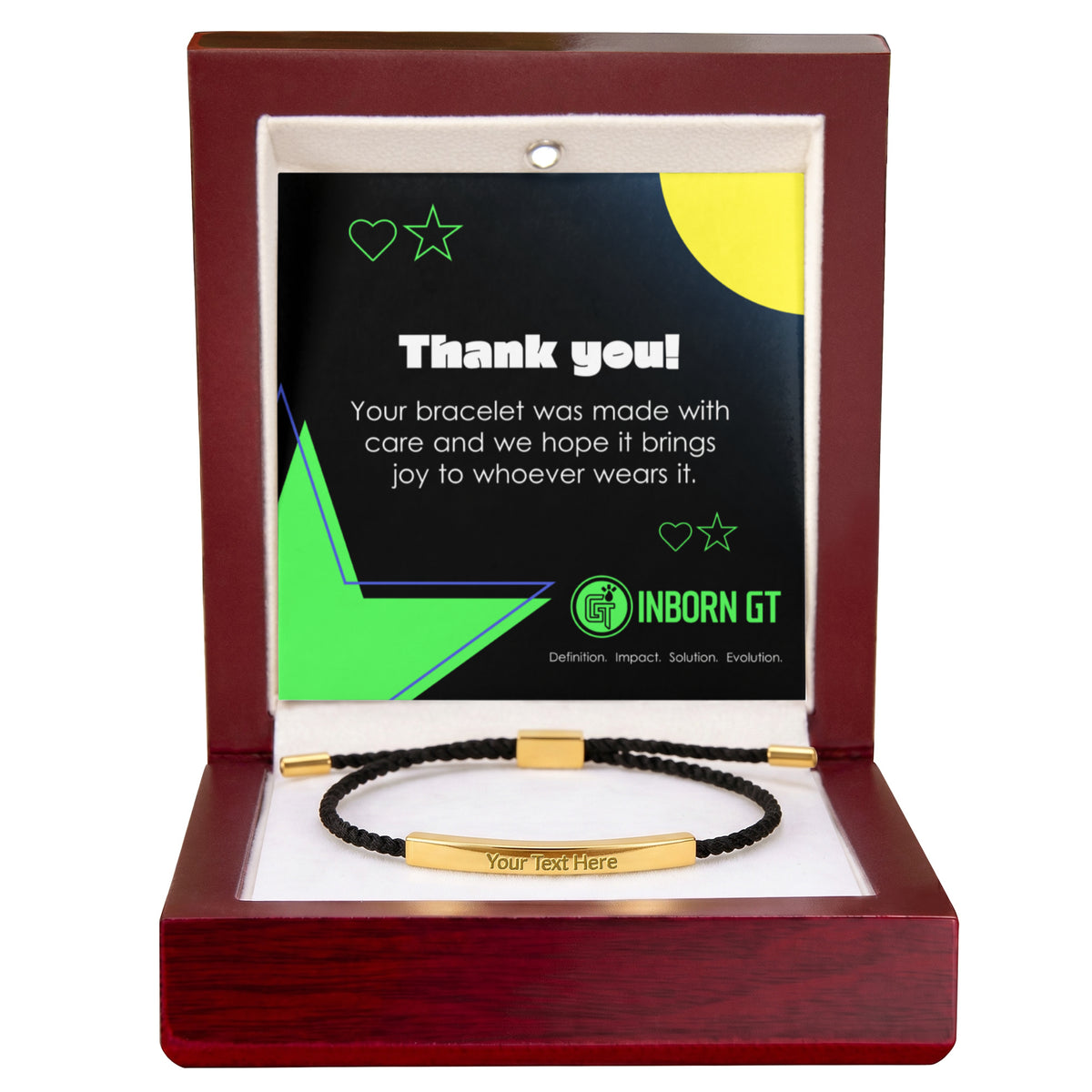 Custom Engraved Bar Bracelet