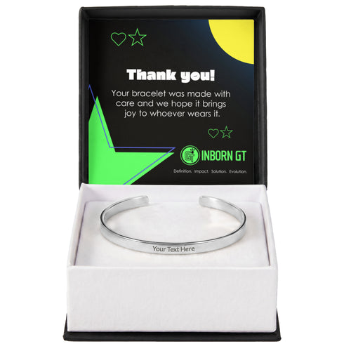 Cuff Bracelet - Engraved