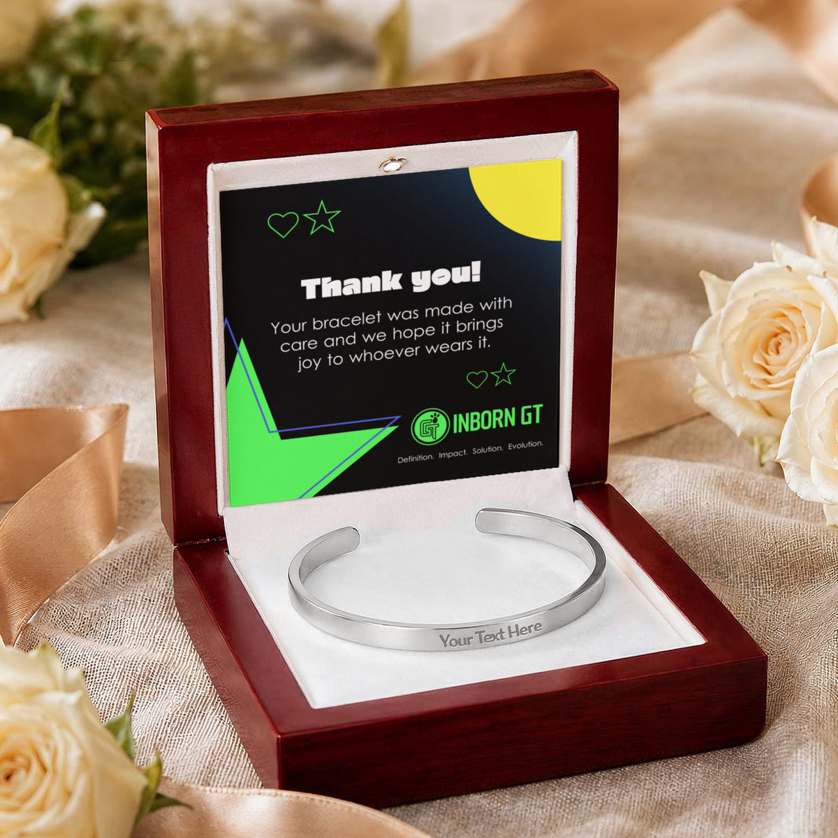 Cuff Bracelet - Engraved