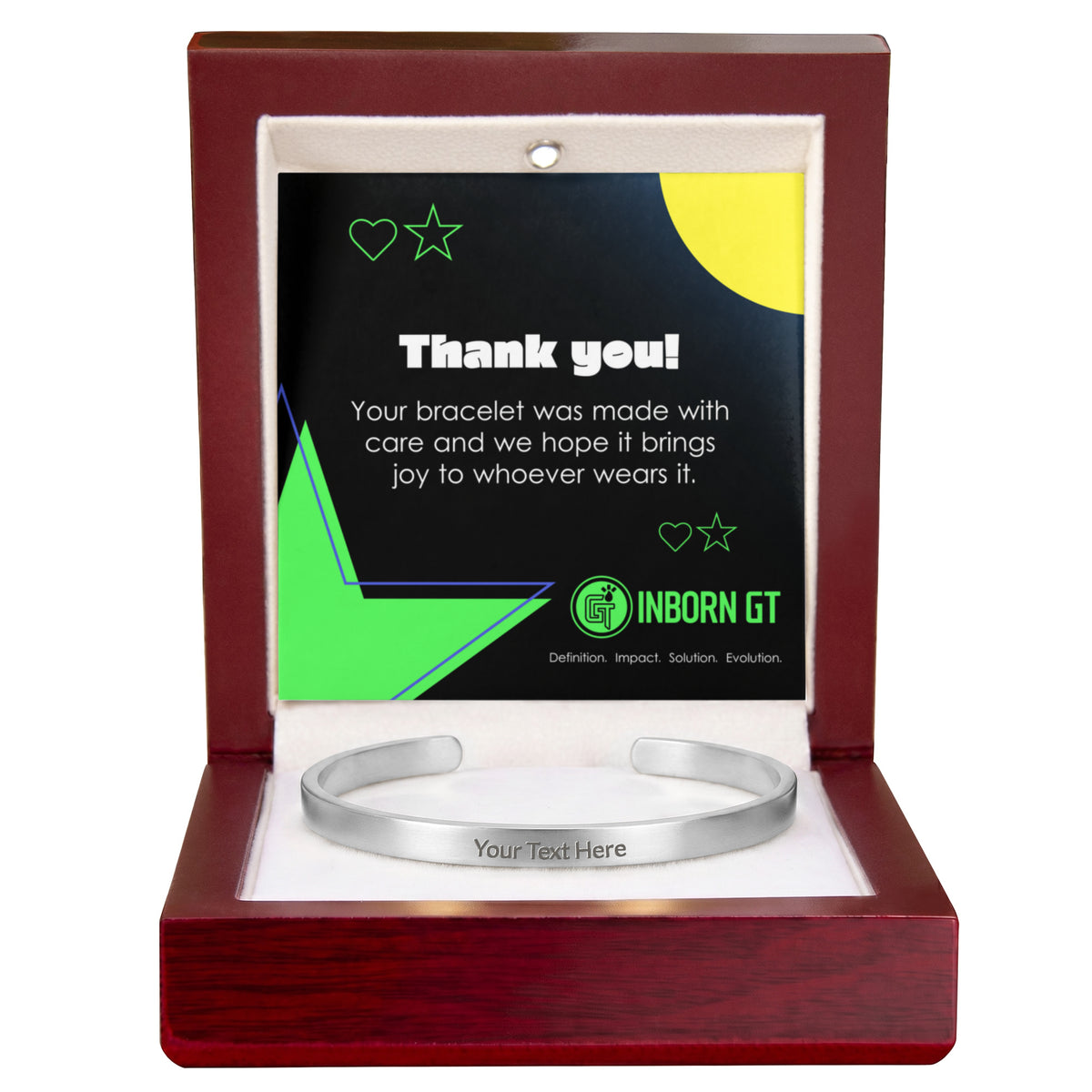 Cuff Bracelet - Engraved