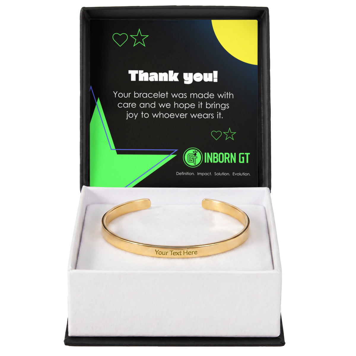 Cuff Bracelet - Engraved