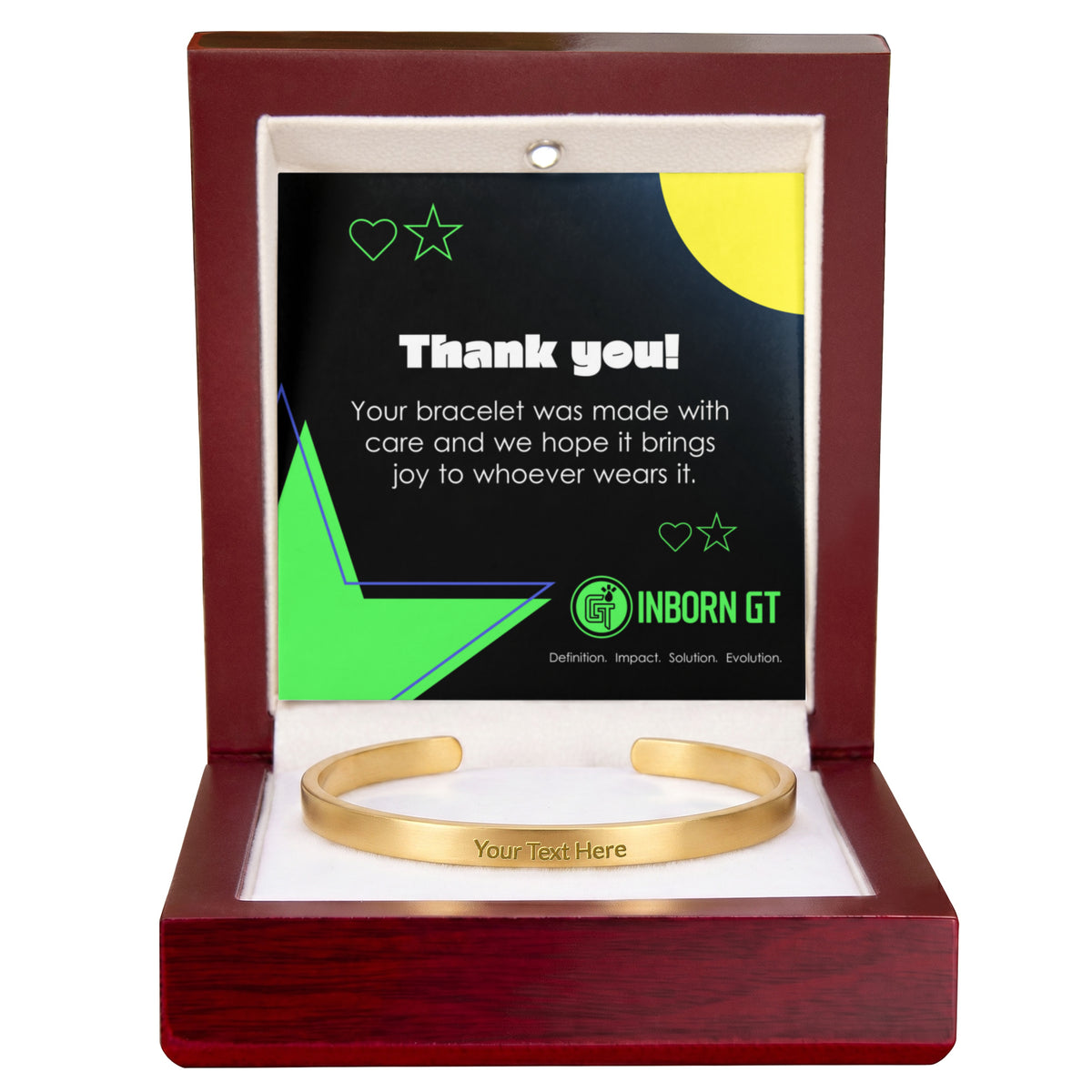 Cuff Bracelet - Engraved
