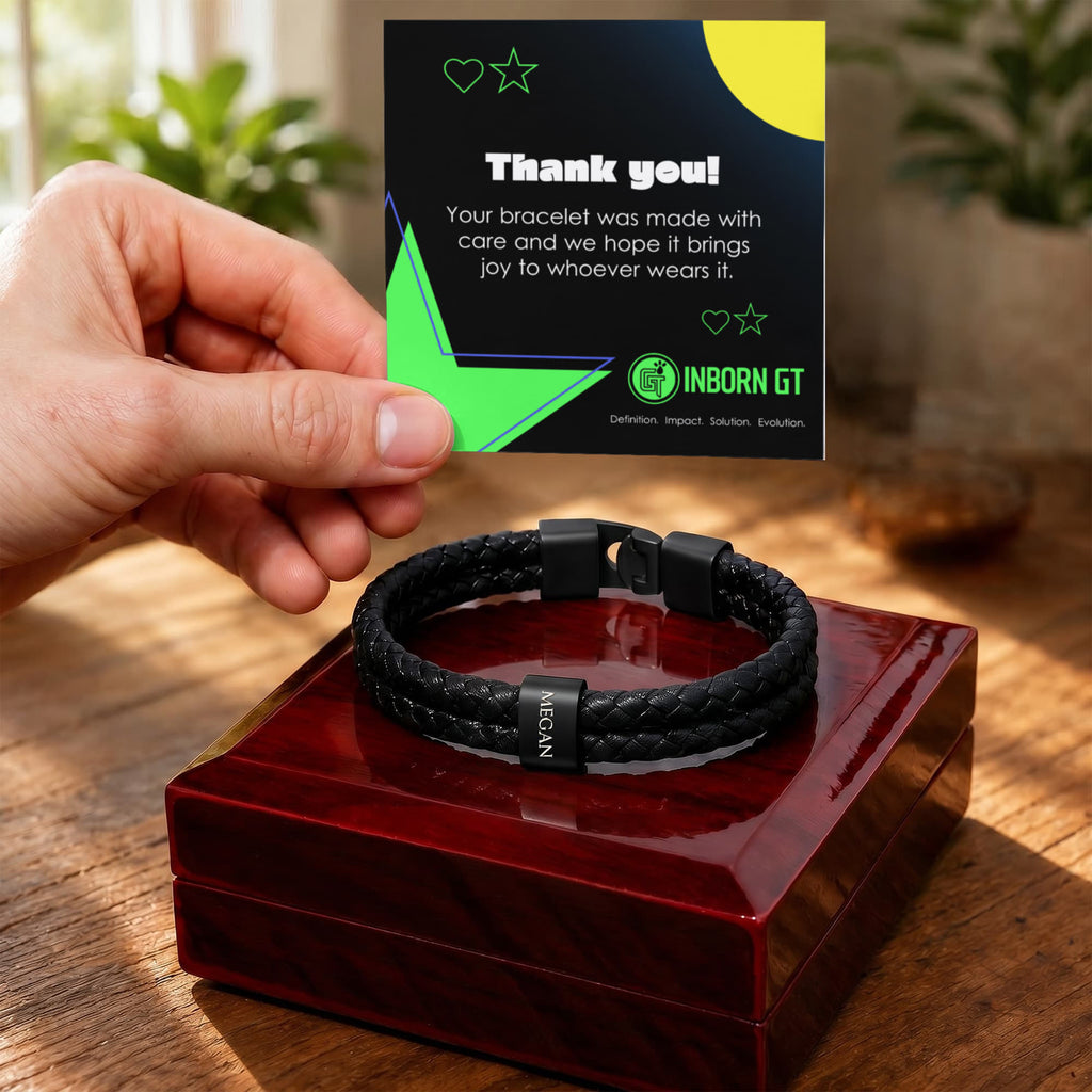 Custom Name Bracelet for Him