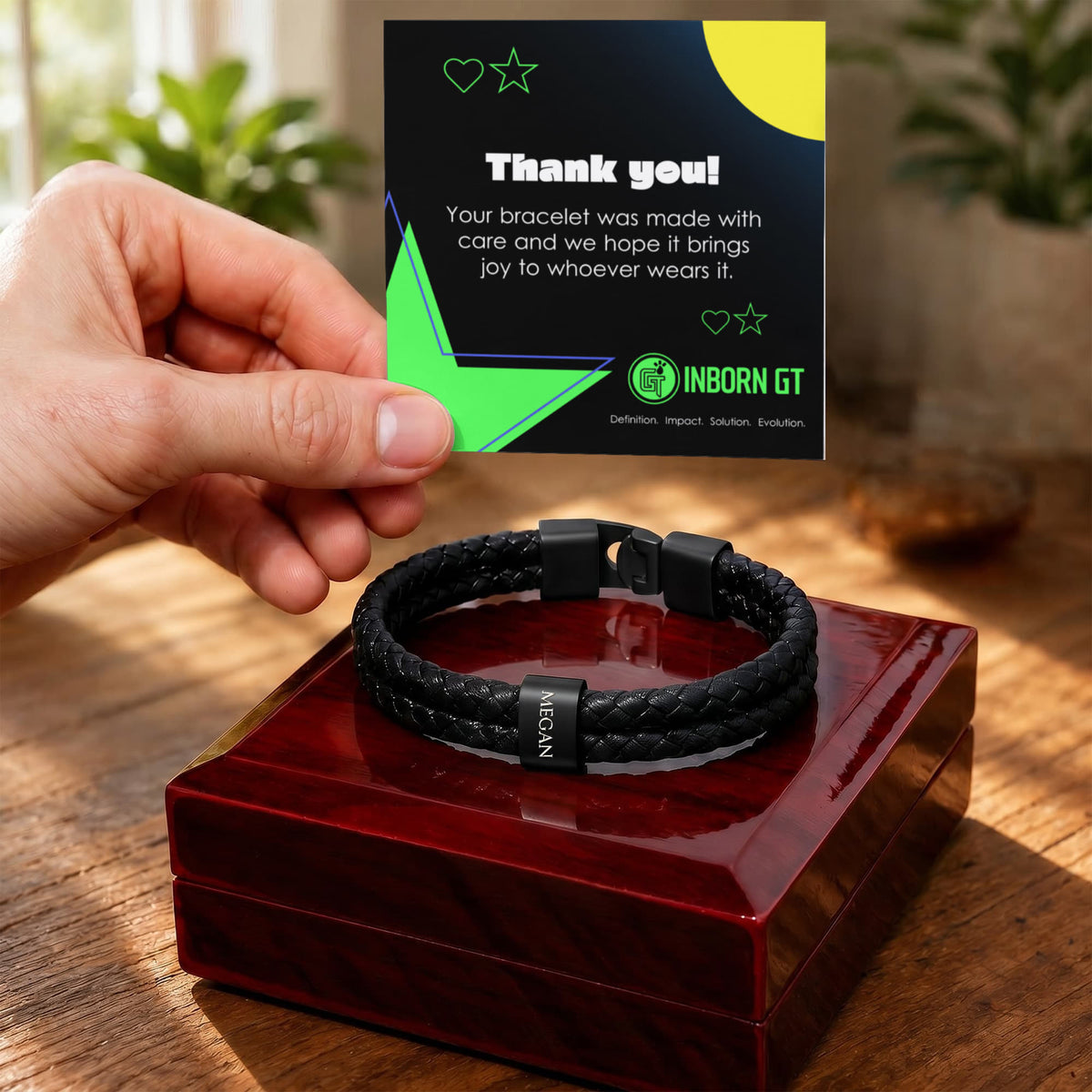 Custom Name Bracelet for Him