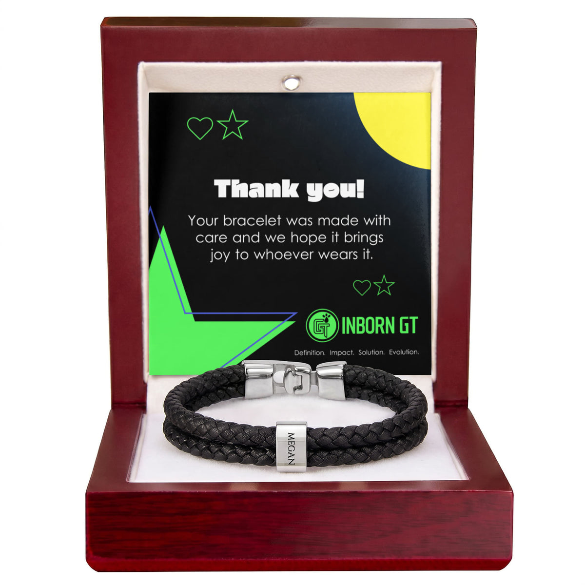 Custom Name Bracelet for Him