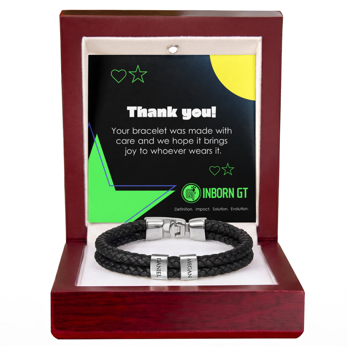 Custom Name Bracelet for Him