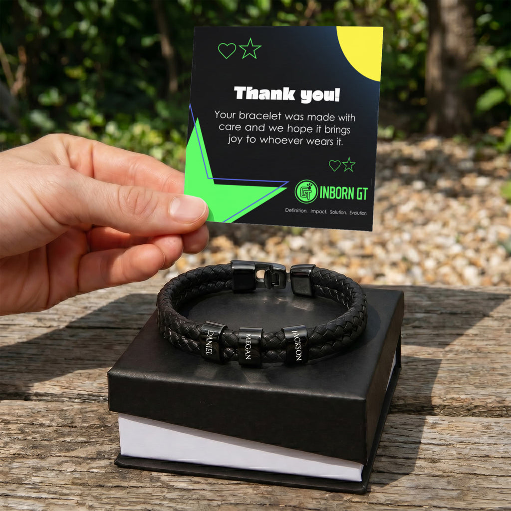 Custom Name Bracelet for Him