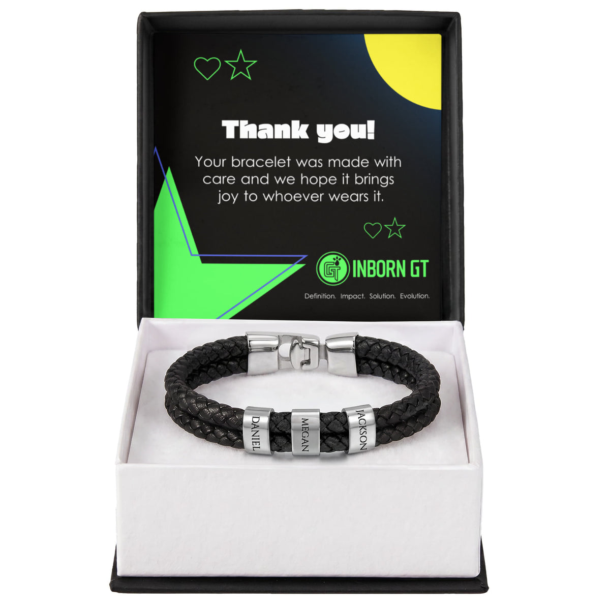 Custom Name Bracelet for Him