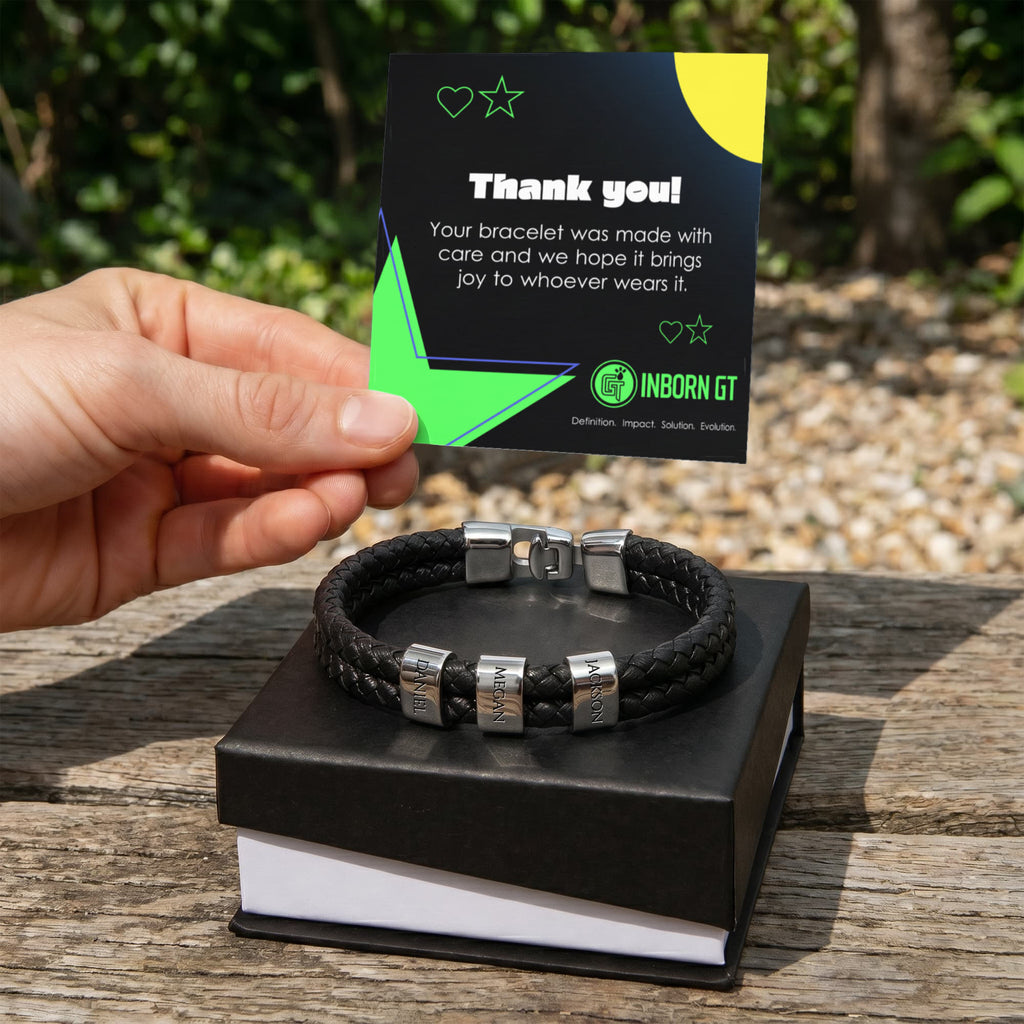 Custom Name Bracelet for Him