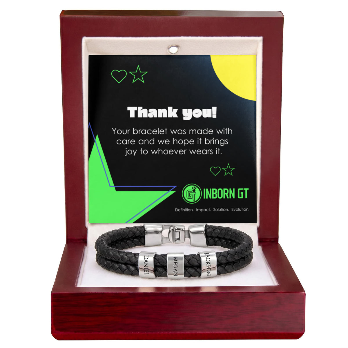 Custom Name Bracelet for Him