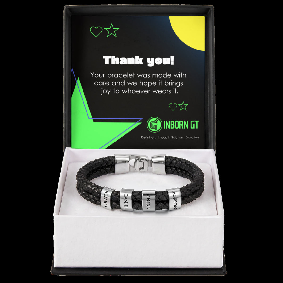 Custom Name Bracelet for Him