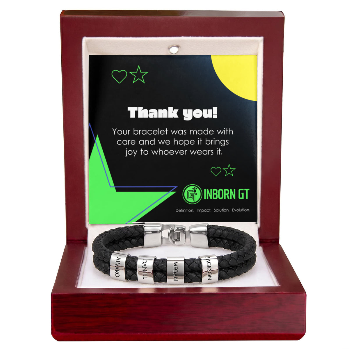 Custom Name Bracelet for Him