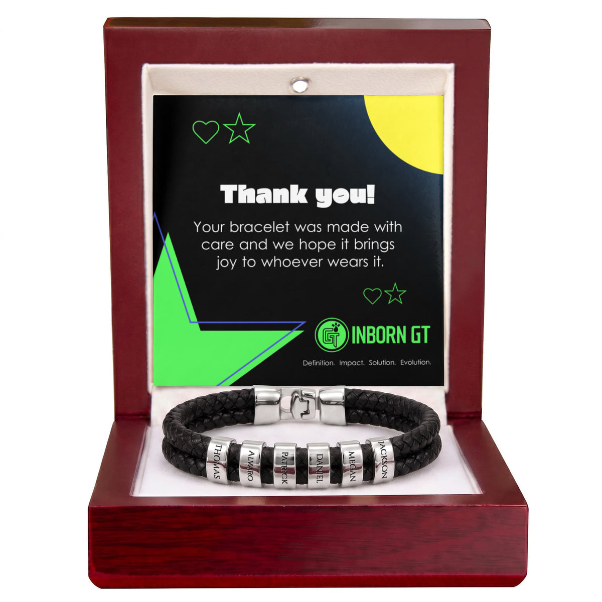Custom Name Bracelet for Him