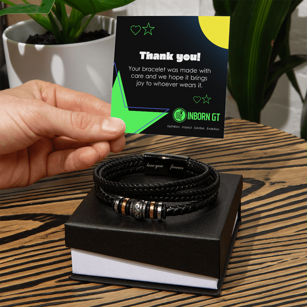 Love You Forever Engraved Bracelet