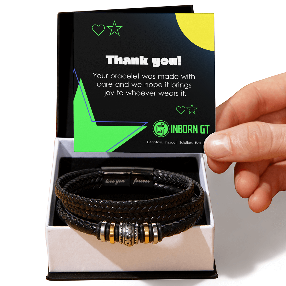 Love You Forever Engraved Bracelet