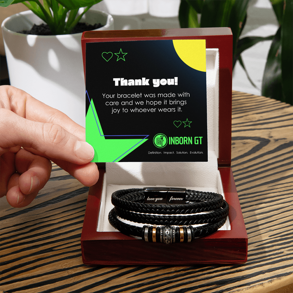 Love You Forever Engraved Bracelet