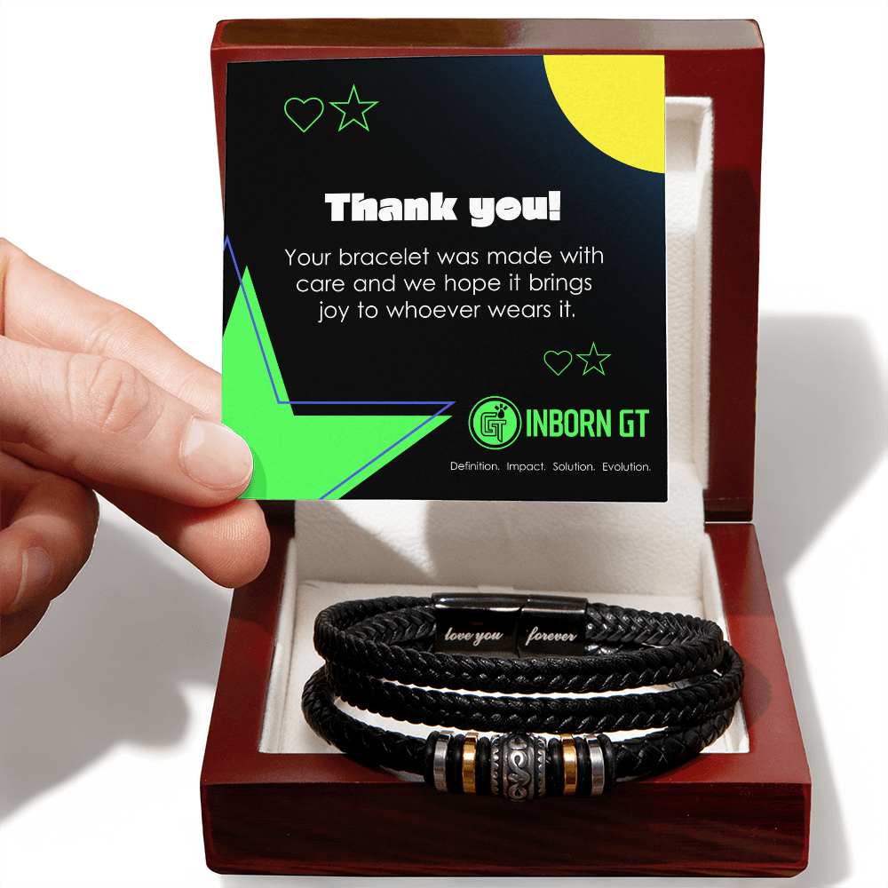 Love You Forever Engraved Bracelet