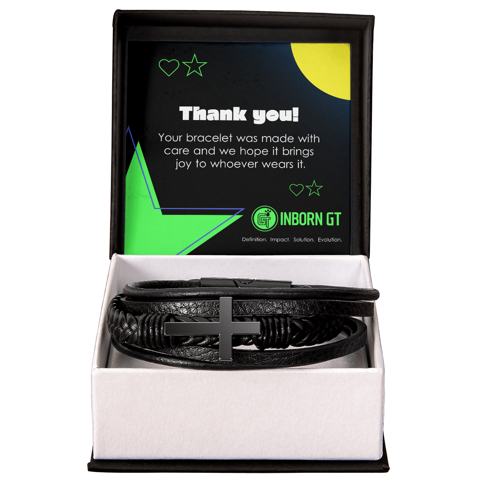 Men's Cross Bracelet