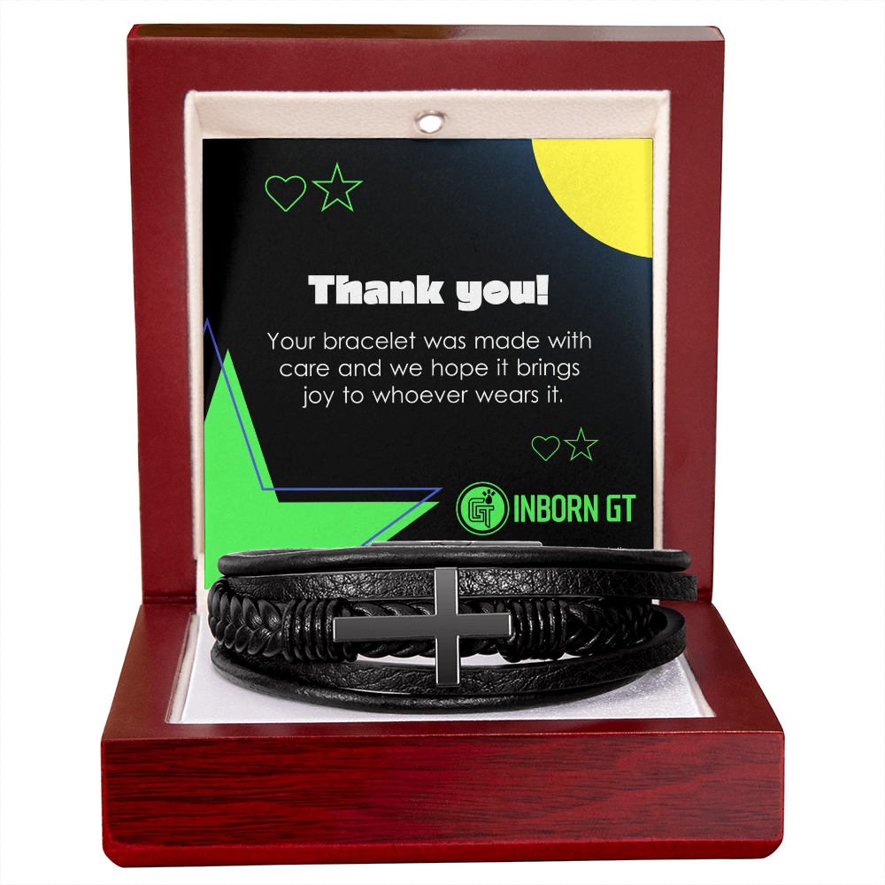 Men's Cross Bracelet